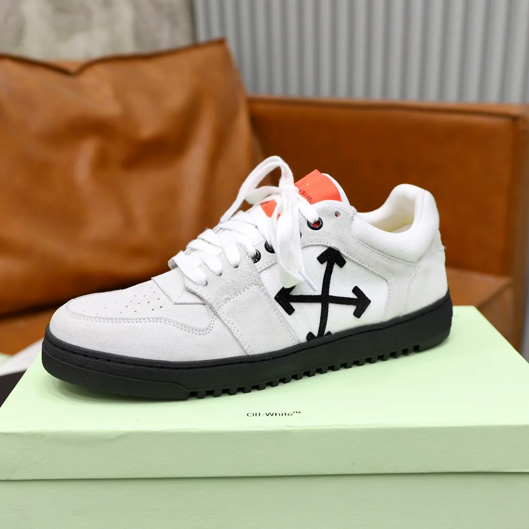 Men's shoes: 462💰💶【off-white】👫 Original one-to-one replica, high-end quality🥳The latest model has not been listed on the official website yet, the top version. Fabric: Imported original leather splicing Lining: Imported breathable mesh Outsole: Original rubber soft, light and wear-resistant Outsole Male 38-44 (customized for 45 and 46)